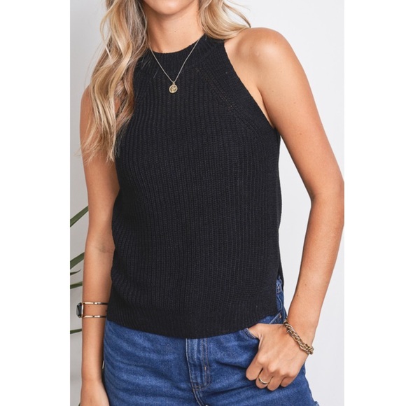 CASEY-Knit Halter Sweater - Picture 15 of 15